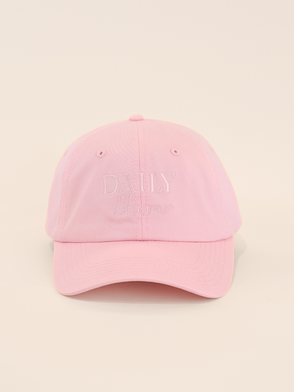 Blooming Pink Embroidered Cap
