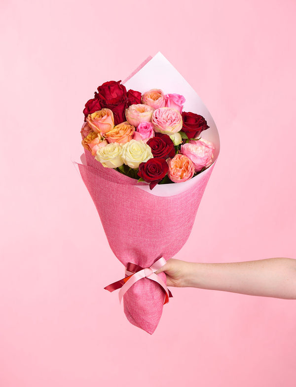 Two Dozen Mixed Roses