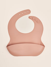 Giggle & Sprout Orange Silicone Bib