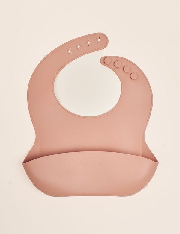 Giggle & Sprout Orange Silicone Bib