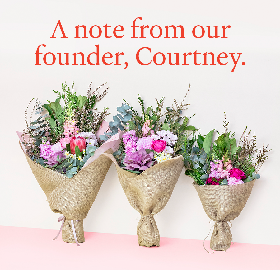 A note from our founder, Courtney
