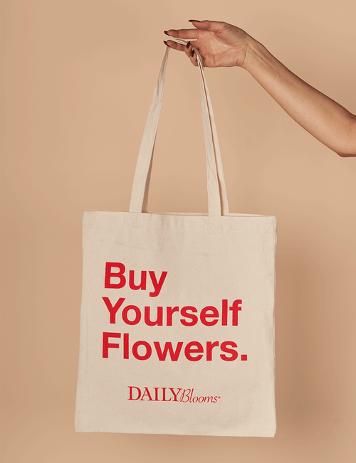 The Buy Yourself Flowers Tote Bag