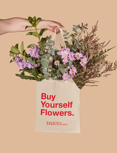 The Buy Yourself Flowers Tote Bag