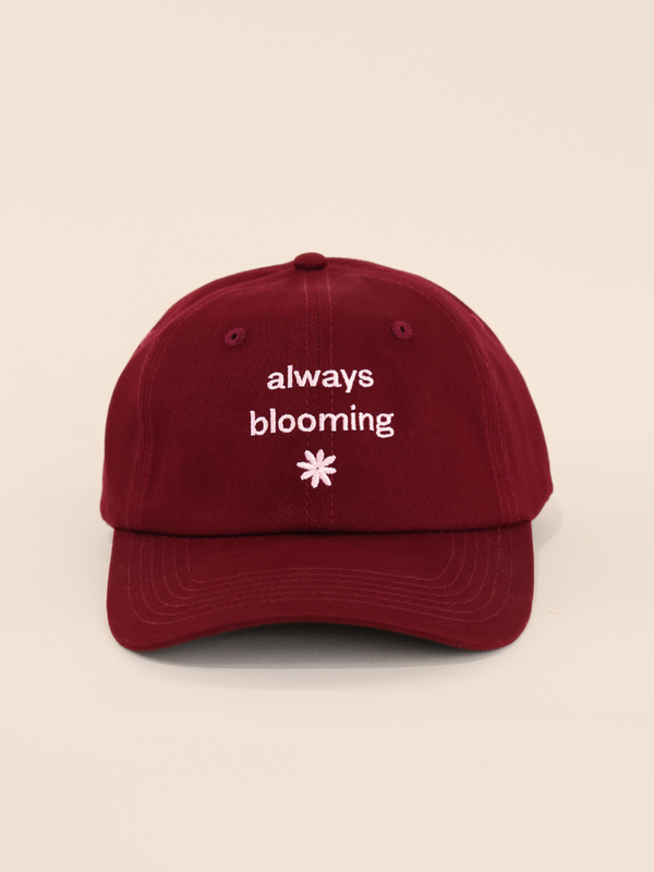 Always Blooming Embroidered Cap