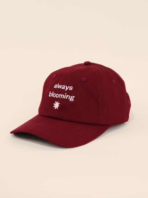 Always Blooming Embroidered Cap