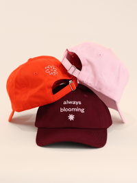 Always Blooming Embroidered Cap