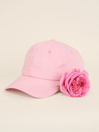Blooming Pink Embroidered Cap