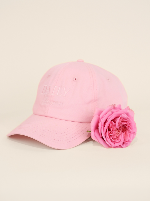 Blooming Pink Embroidered Cap