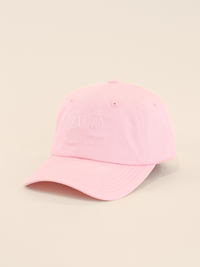 Blooming Pink Embroidered Cap