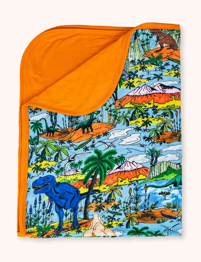Kip & Co Organic Jurassic Snuggle Blanket