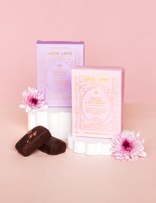 Loco Love Black Cherry & Raspberry Chocolate