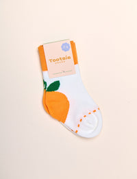Tootsies Orange Baby Socks