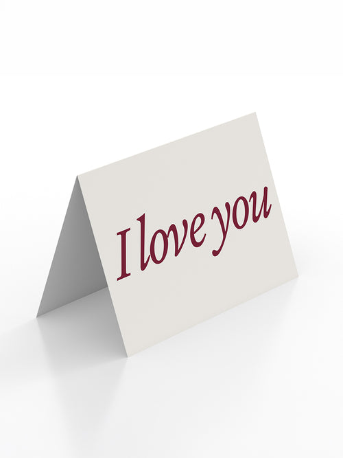 I Love You Card