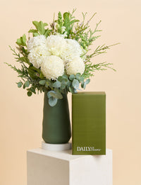 Large White + a vase!