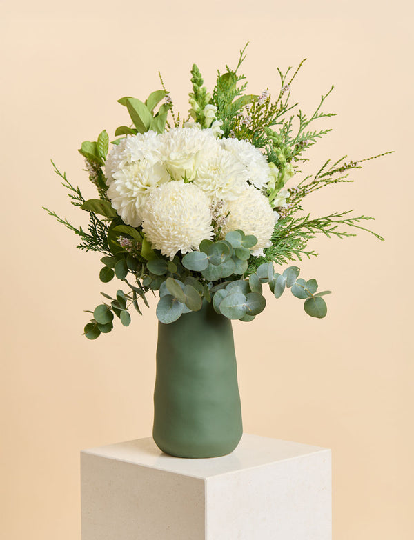 Large White + a vase!