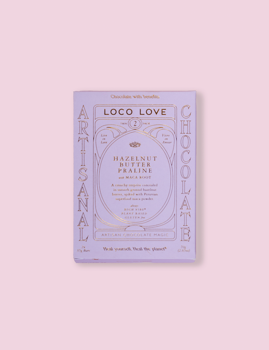 Loco Love Hazelnut Butter Praline Chocolate