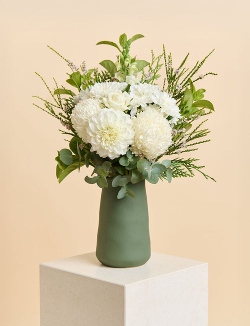 Medium White + a vase!