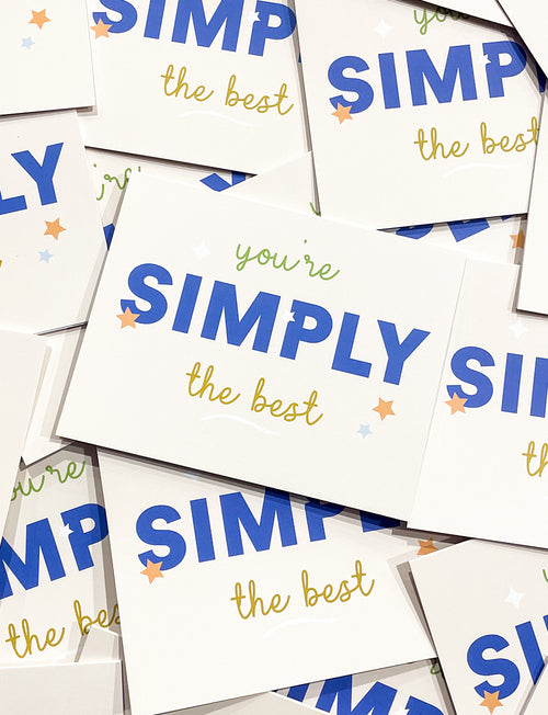 You're Simply The Best Card