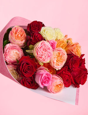 Two Dozen Mixed Roses