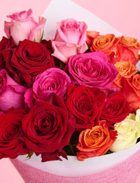 Two Dozen Mixed Roses