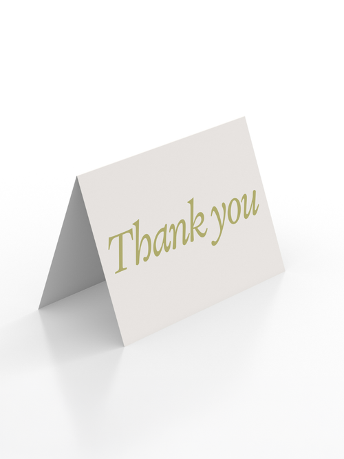 Thank You Card