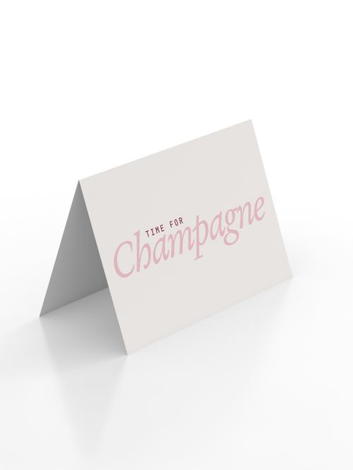 Time for Champagne Card