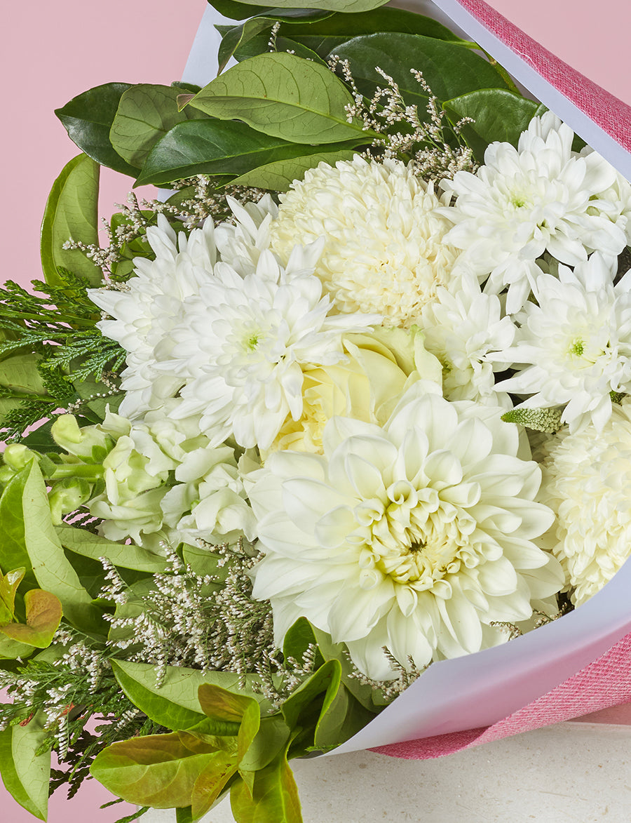 Valentine's Medium White Bouquet