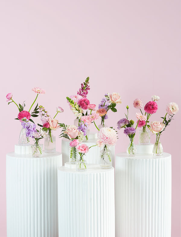Size | 10 Bud Vases / Pastel